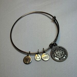 Alex and Ani Silver Charm Bangle - JMU
